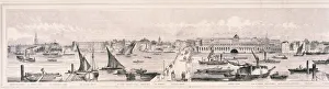 Somerset House Prints: Panoramic view of London, 1844. Artist: Henry Vizetelly