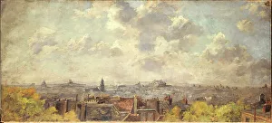 9th Arrondissement Prints: Panoramic view of Paris, taken from rue Victor-Masse