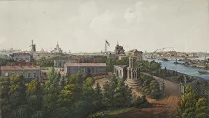 1855 Gallery: Panoramic View of Sveaborg and Helsingfors (Sheet 1), 1855