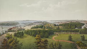 1855 Gallery: Panoramic View of Sveaborg and Helsingfors (Sheet 2), 1855