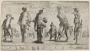Pantalone Gallery: Pantaloons, 1632. Creator: Stefano della Bella