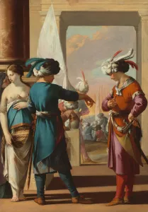 Panthea, Cyrus, and Araspas, 1631/34. Creator: Laurent de la Hyre Panthea, Cyrus, and Araspas, 1631/34. Creator: Laurent de la Hyre