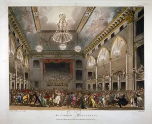 Augustus Charles Prints: The Pantheon, Oxford Street, Westminster, 1809. Artist: J Bluck