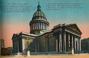 Papeghin Gallery: The Pantheon, Paris, c1920