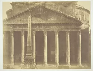 Albumen Print From And Gallery: Pantheon, Rome, Italy. c. 1857. Creator: Robert MacPherson