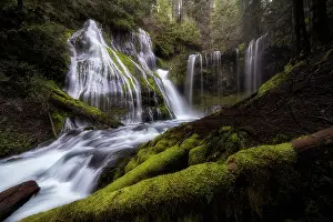 Pacific North West Prints: Panther Creek Falls. Creator: Joshua Johnston