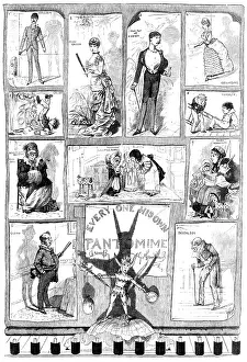 Behaviour Prints: Everyone His Own Pantomime, 1883. Creator: Unknown