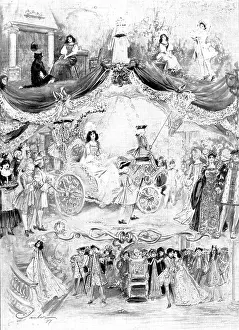 Christmas Prints: The Pantomime 'Cinderella, ' at the Garrick Theatre, 1898. Creator: Unknown