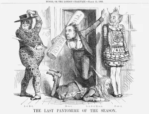 Lord Russell Prints: The Last Pantomime of the Season, 1859