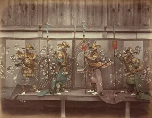 Nikko Tochigi Kanto Japan Prints: Pantomime Uniform of Temple, Nikko, 1870s-1890s. Creator: Kusakabe Kimbei