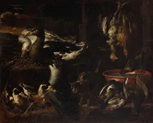 Curiosity Prints: In a Pantry, 1st half of 17th century Creator: Giacomo Legi