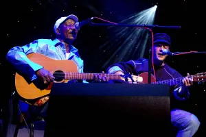 Congo Prints: Papa Noel and Adan Pedrosa, The Hawth Theatre, Crawley, West Sussex, 2007. Artist
