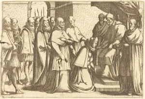Papal Audience, 1612. Creator: Jacques Callot