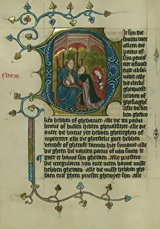 Encyclopedia Prints: Papal Confession before a pope, 1400-1404. Creator: Unknown