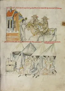 St Hedwig Prints: Papal Messengers Bringing Documents Concerning Saint Hedwig's Canonization from Clement IV