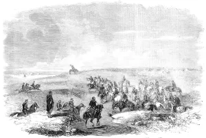 Sevastopol Ukraine Prints: Paper Hunt - the Find - before Sebastopol - sketched by J