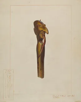 Vincent P Rosel Prints: Paper Knife, c. 1938. Creators: Gordon Saltar, Vincent P. Rosel