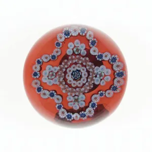 Lilac Collection: Paperweight, Baccarat, c. 1845-60. Creator: Baccarat Glasshouse