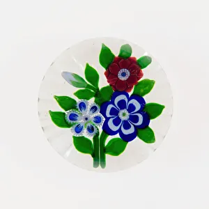 Paperweight, Baccarat, c. 1845-60. Creator: Baccarat Glasshouse