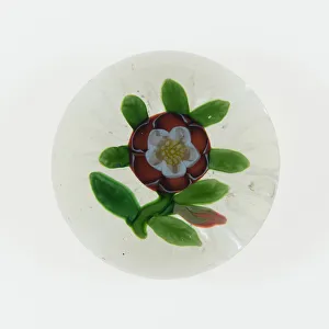 Paperweight, Baccarat, c. 1845-60. Creator: Baccarat Glasshouse