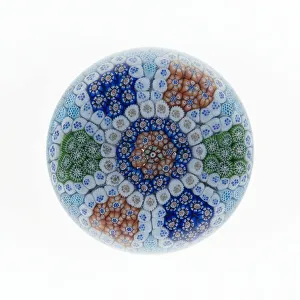 Paperweight, Baccarat, c. 1845-60. Creator: Baccarat Glasshouse
