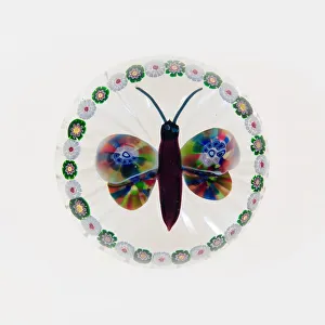 Paperweight, Baccarat, c. 1845-60. Creator: Baccarat Glasshouse