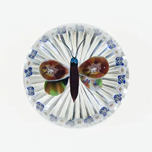 Paperweight, Baccarat, c. 1845-60. Creator: Baccarat Glasshouse