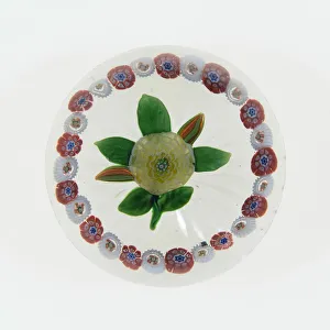 Paperweight, Baccarat, c. 1845-60. Creator: Baccarat Glasshouse