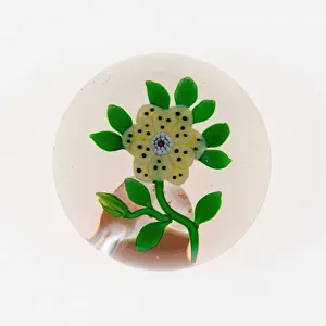Paperweight, Baccarat, c. 1845-60. Creator: Baccarat Glasshouse