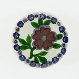Lilac Collection: Paperweight, Baccarat, c. 1848-55. Creator: Baccarat Glasshouse