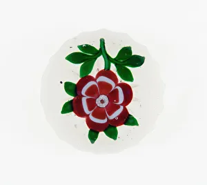 Paperweight, Baccarat, c. 1848-55. Creator: Baccarat Glasshouse