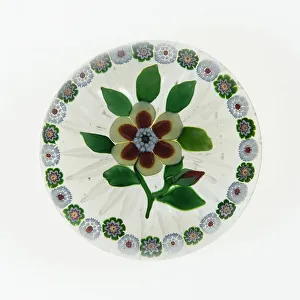 Paperweight, Baccarat, c. 1848-55. Creator: Baccarat Glasshouse