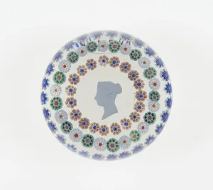Paperweight, Baccarat, Mid 19th century. Creator: Baccarat Glasshouse