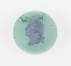 Paperweight, Baccarat, Mid 19th century. Creator: Baccarat Glasshouse