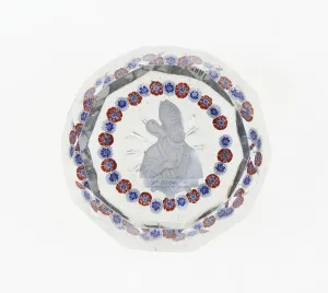 Paperweight, Baccarat, Mid 19th century. Creator: Baccarat Glasshouse