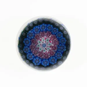 Millefiori Collection: Paperweight, Bohemia, Mid 19th century. Creator: Unknown