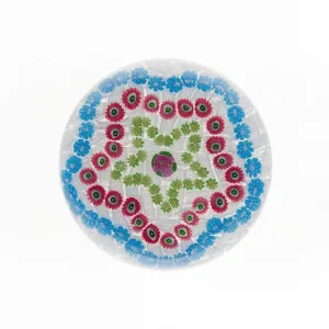 Paperweight, Clichy, c. 1845-60. Creator: Clichy Glassworks
