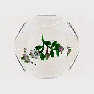 Transparent Prints: Paperweight, Clichy, c. 1848-55. Creator: Clichy Glassworks