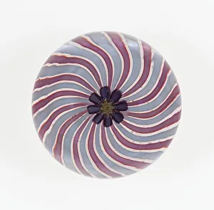 Paperweight, Clichy, c. 1848-55. Creator: Clichy Glassworks
