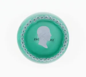 Cameo Collection: Paperweight, Clichy, Mid 19th century. Creator: Clichy Glassworks