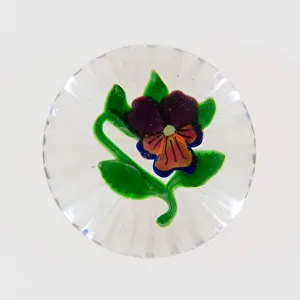 Paperweight, France, 1848. Creator: Saint-Louis Glassworks