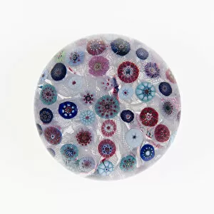 Paperweight Collection: Paperweight, France, c. 1845-55. Creator: Saint-Louis Glassworks