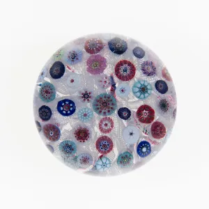 Millefiori Collection: Paperweight, France, c. 1845-55. Creator: Saint-Louis Glassworks