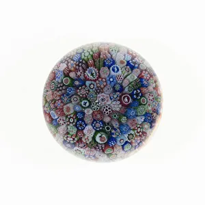 Lilac Collection: Paperweight, France, c. 1845 / 60. Creator: Baccarat Glasshouse