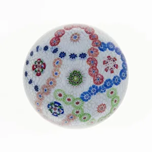 Paperweight, France, c. 1845 / 60. Creator: Baccarat Glasshouse