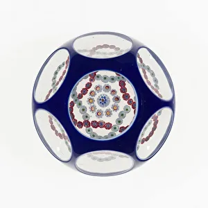 Paperweight, France, c. 1845 / 60. Creator: Baccarat Glasshouse