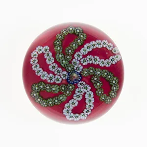 Paperweight, France, c. 1845 / 60. Creator: Saint-Louis Glassworks