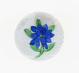 Paperweight, France, c. 1845-60. Creator: Saint-Louis Glassworks