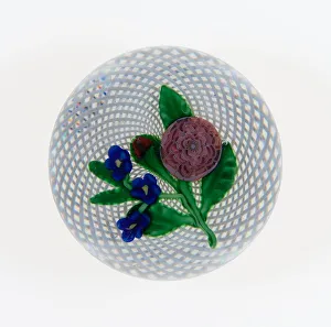 Paperweight, France, c. 1845-60. Creator: Saint-Louis Glassworks