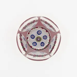 Paperweight, France, c. 1845-60. Creator: Saint-Louis Glassworks